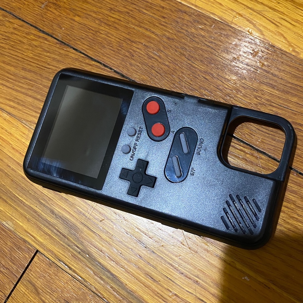 iPhone game black phone case, 36 classic games iPhone 11